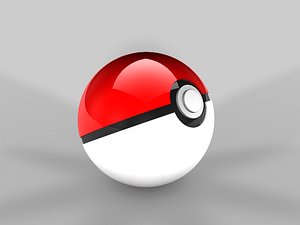 pokeball materials 3d model