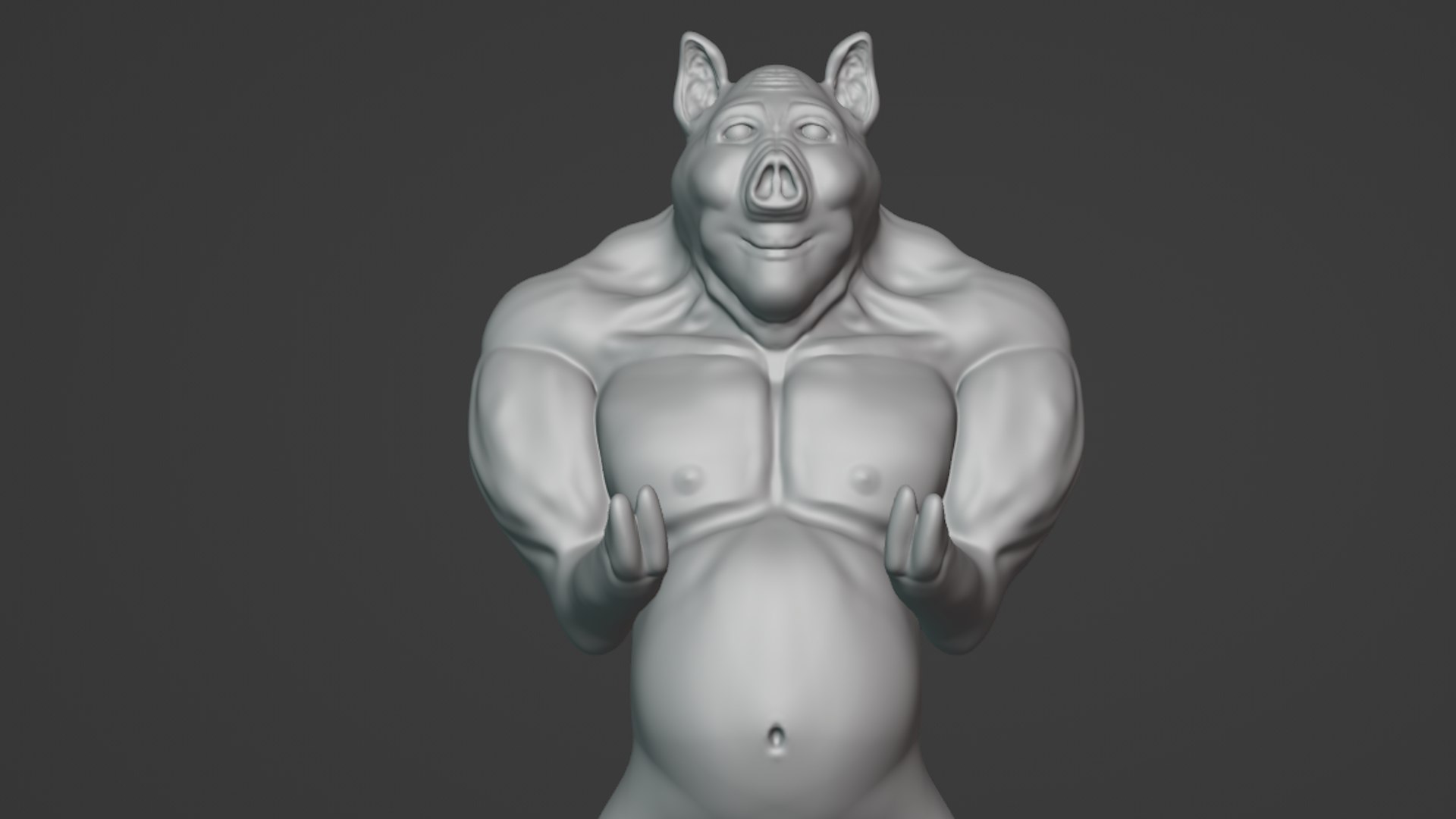 3D Pig Man - Print Model - TurboSquid 2146659