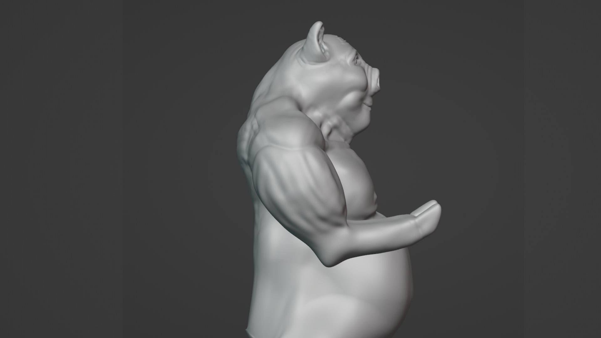 3D Pig Man - Print Model - TurboSquid 2146659