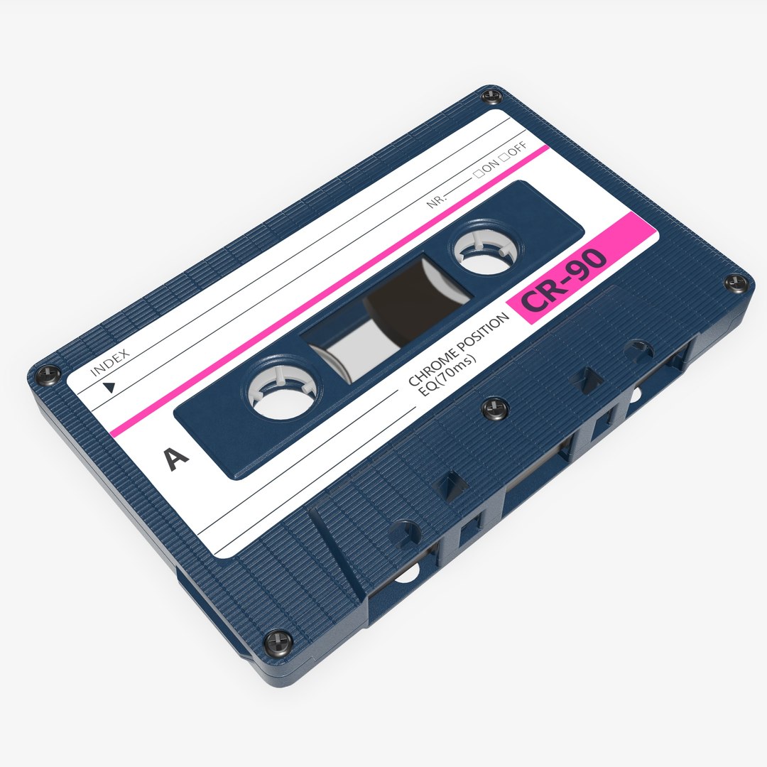 Tape cassette 3D - TurboSquid 1666590