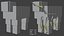 Modelo 3D de Ovelha do Minecraft com Rig, Pronto para Jogos em 4K PBR