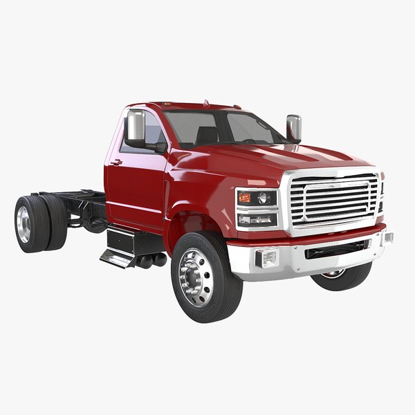 3D Generic Medium-Duty US Truck
