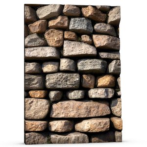 Stone Wall 057 3D model