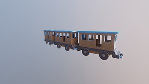 WOODEN LITTLE TRAIN CARRIAGE TOYS - RogueFilmProductions