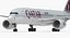 3D модель Airbus A350-800 Qatar Rigged