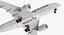 3D модель Airbus A350-800 Qatar Rigged