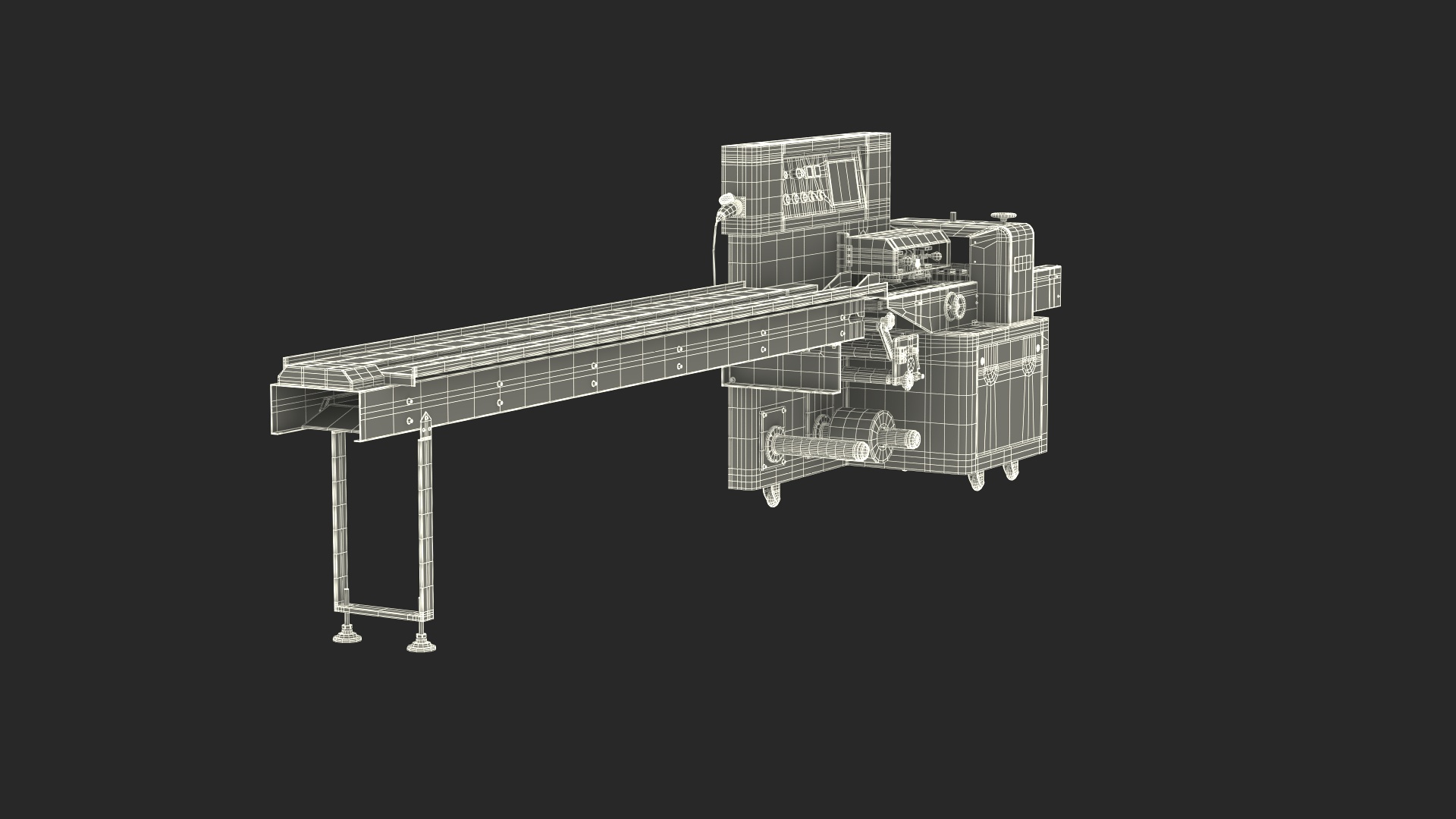 3D High-Speed Packaging Machine For Small Products - TurboSquid 2376342
