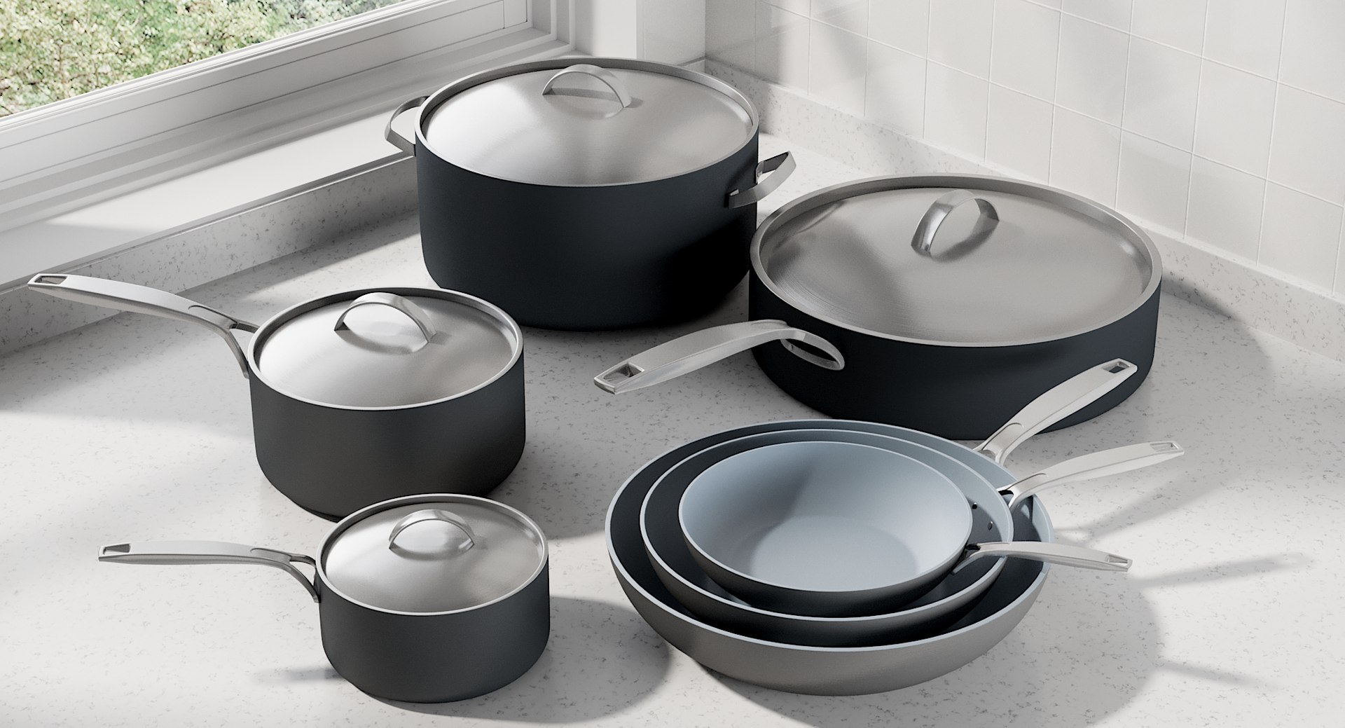 3D realistic cookware green pan model https://p.turbosquid.com/ts-thumb/vE/4G9kDY/1329ZE6K/si_2/jpg/1568221998/1920x1080/fit_q87/12c272f007c8730c8ce84cb7d1e2af269f77aeba/si_2.jpg