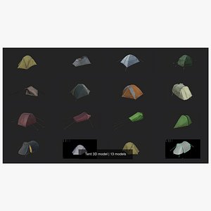 Tent 3D model 3D Model