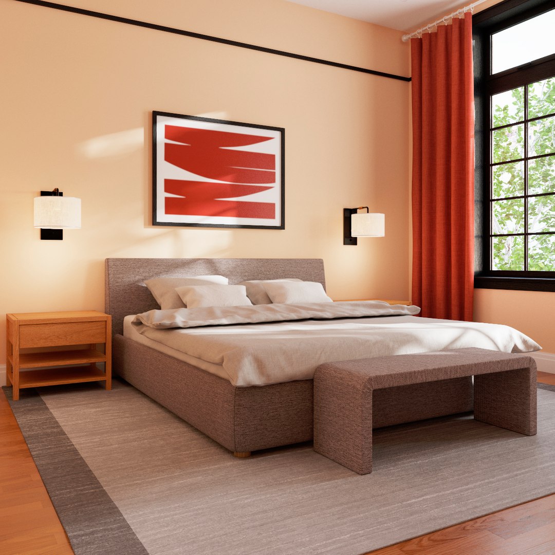 Hotel Bedroom with Upholstered Bed and Bench Peach 3D model https://p.turbosquid.com/ts-thumb/vE/ASJGMN/wx/reproduction__hotel_bedroom_with_upholstered_bed_and_bench_peach_000/jpg/1761662092/1920x1080/fit_q87/73a8fd693cb4e56faa6f3b5b9cdb86be6d5425ad/reproduction__hotel_bedroom_with_upholstered_bed_and_bench_peach_000.jpg