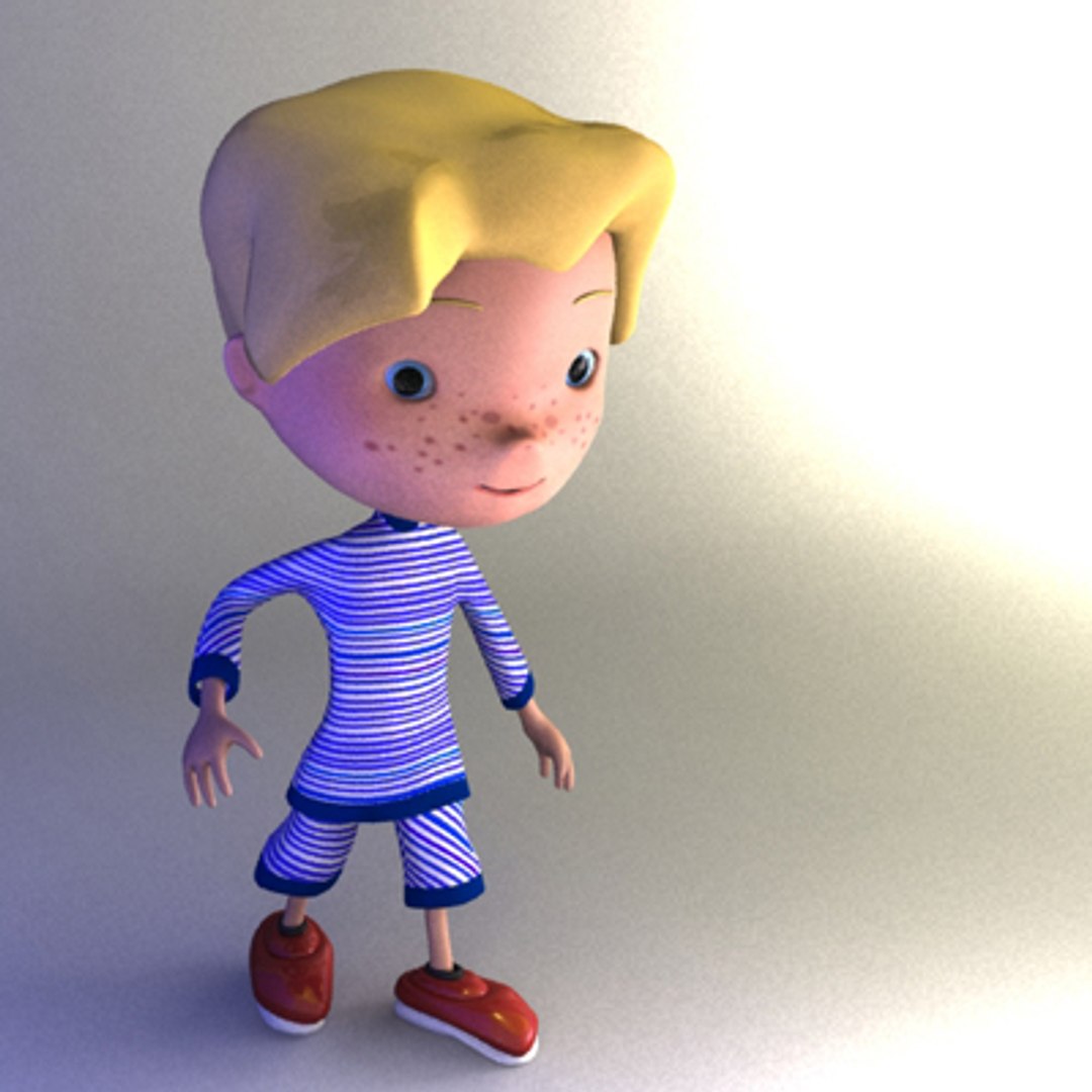 Human Kid Child 3d Model