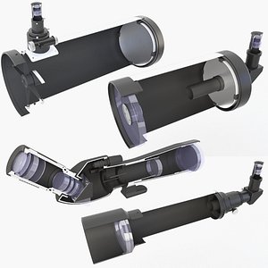 3D Telescopes Cross Section v8 model