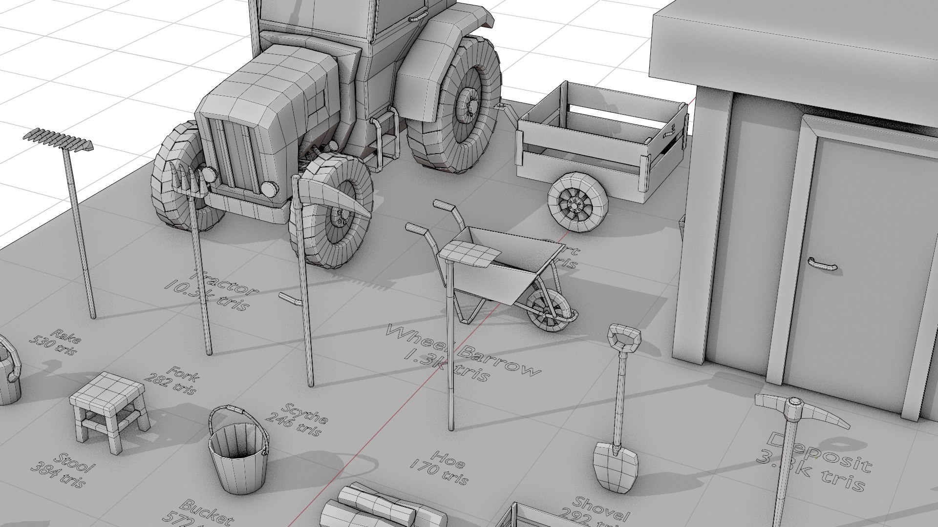 3D Low Poly Farm Assets https://p.turbosquid.com/ts-thumb/vE/OSaZMC/Wa/farmassetswire3/png/1677273221/1920x1080/fit_q87/0a38d8523cec89beb357a57522f8513f4b4eadf9/farmassetswire3.jpg