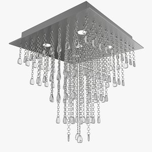 Modern hanging lamp 3D model