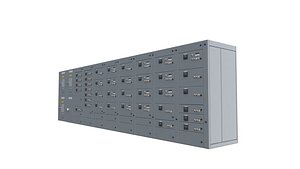 3D model Switchboard 11 Low-poly 3D model