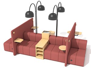 Office sofa 3D