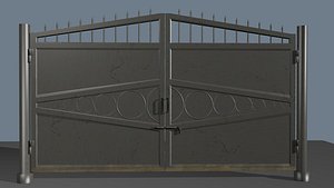 metal gate 3D model