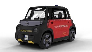 Opel Rock-e 2020 Fire Service 3d model