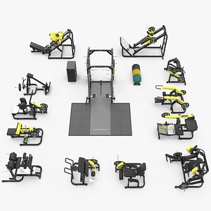 Pure Strength collection 2 Technogym set 13 gym items
