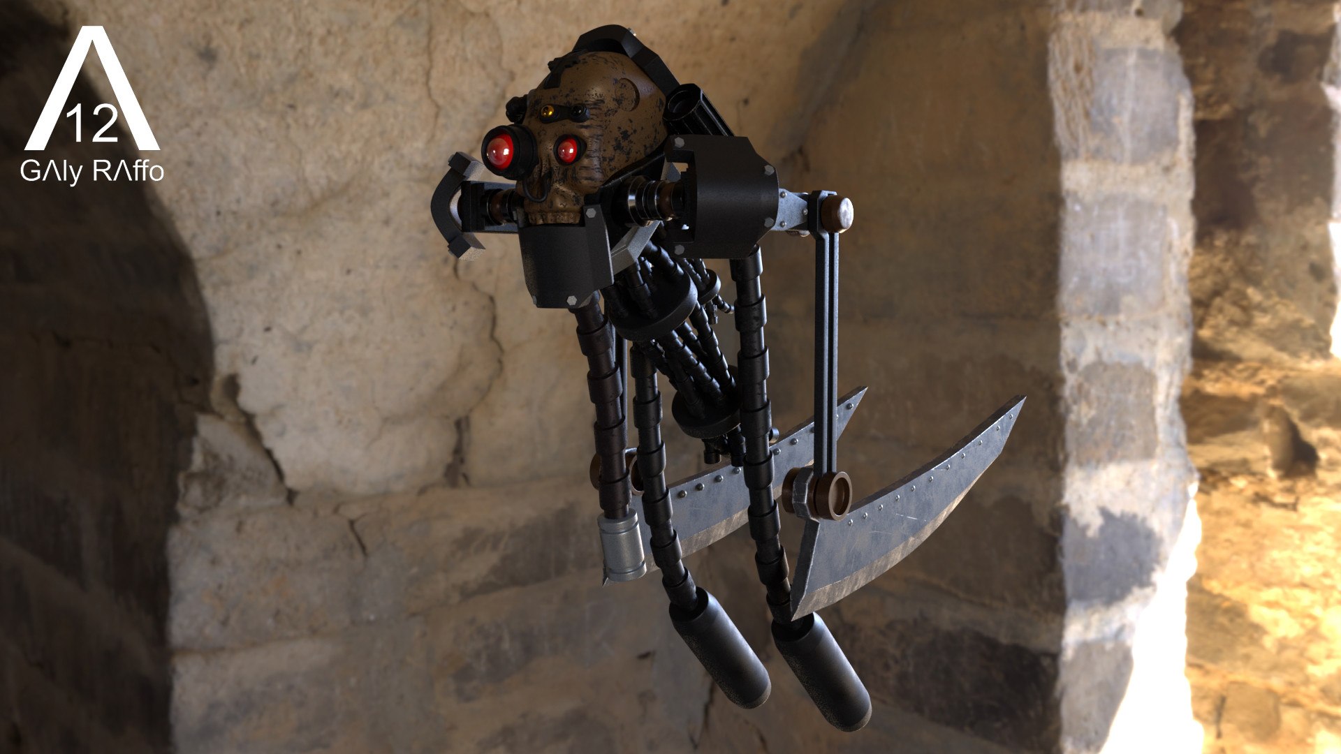 Servo Skull 3D Model TurboSquid 1318573