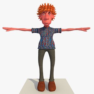 Tony The Laid Back Casual Man Rigged
