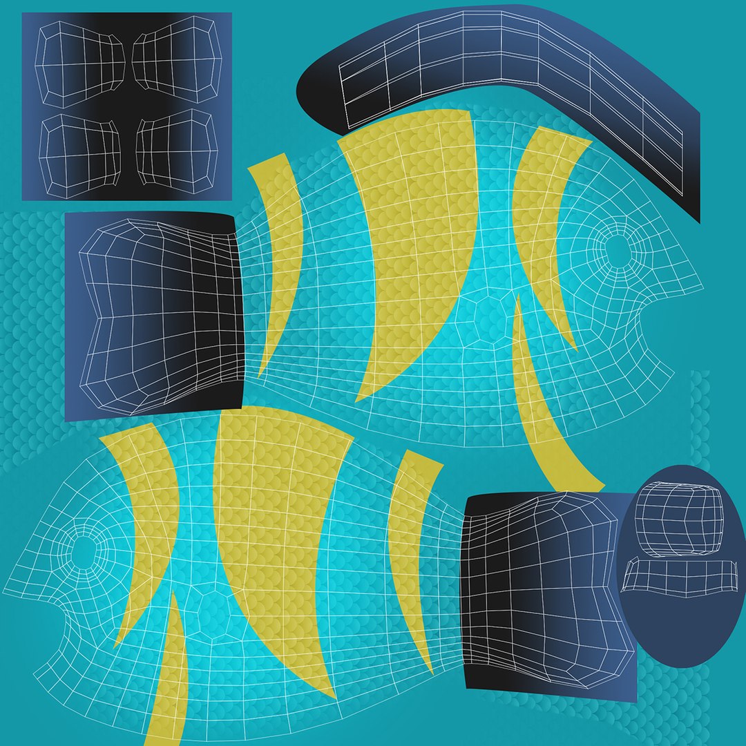 Cartoon Fish Model - TurboSquid 1189630