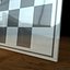 Plateau d'échecs en verre