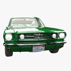 3D 1965 Mustang - Blender model