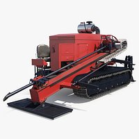 Horizontal Drilling Rig Red