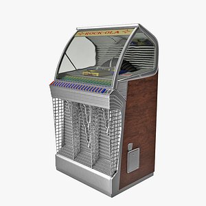 jukebox rock-ola 1448 3d max
