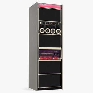 Retro Mini Computer DEC PDP 11 Lights On