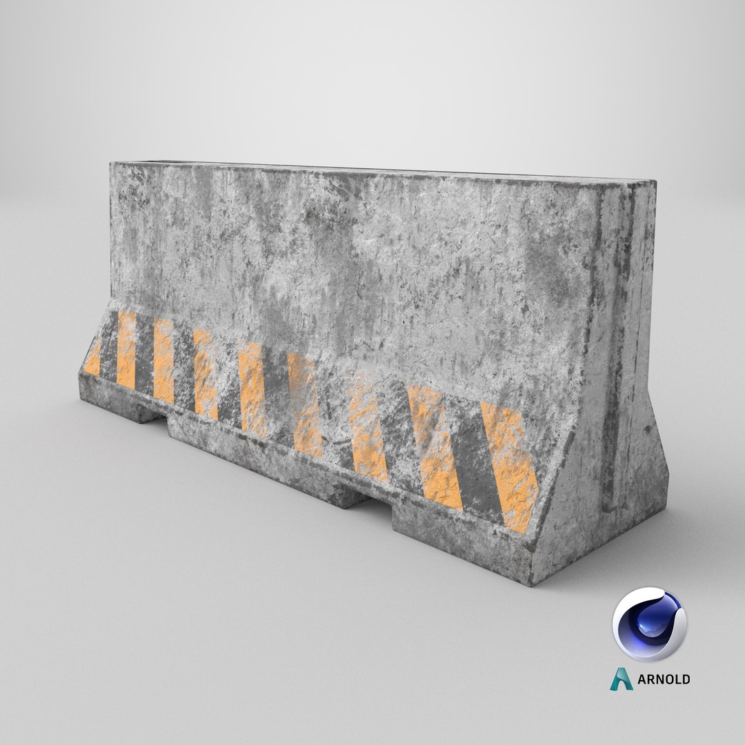 3D Old Concrete Barrier model https://p.turbosquid.com/ts-thumb/vE/xiZfQp/KE/stemcell_cinema_4d_arnold_render/png/1715712868/1920x1080/fit_q87/a8806acc3e52b37b69c2a5edb52547c202200eaa/stemcell_cinema_4d_arnold_render.jpg
