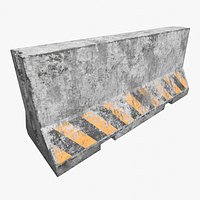 Old Concrete Barrier