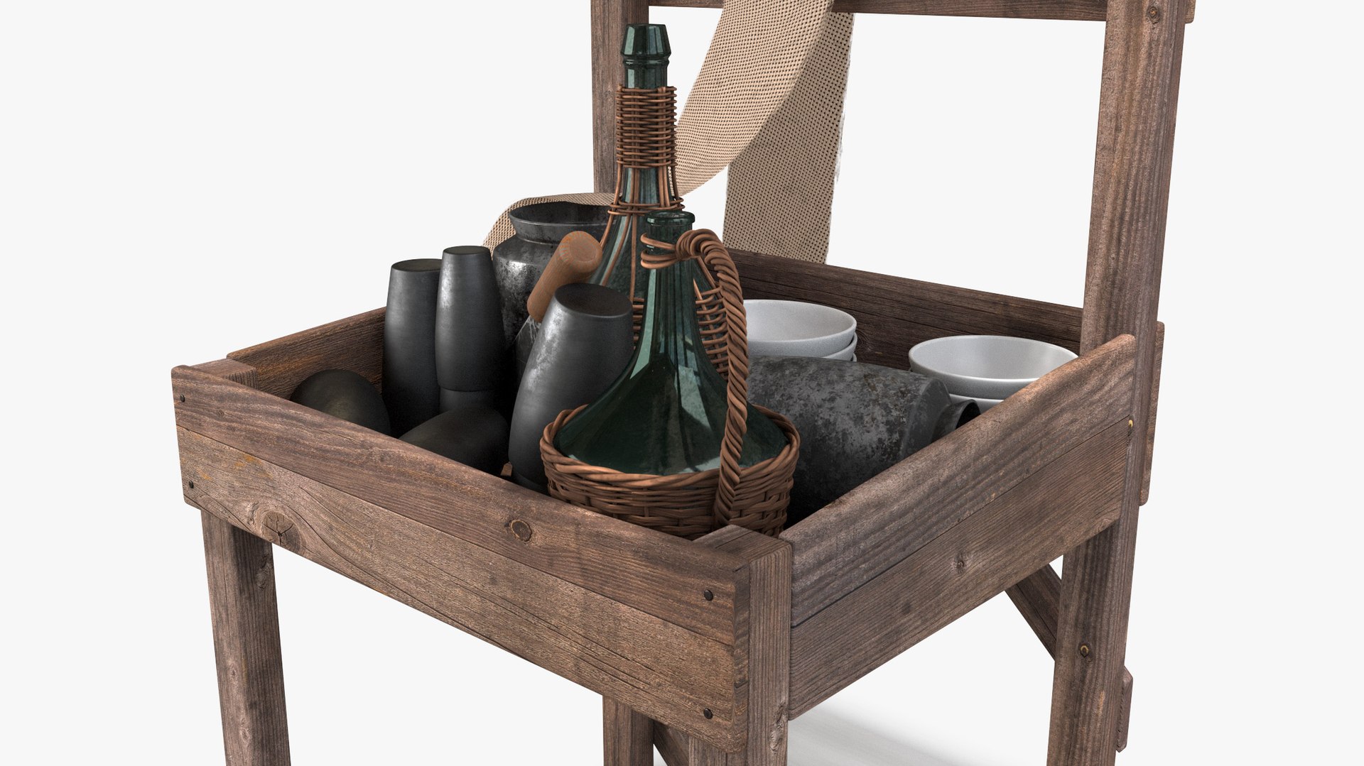 Medieval MarketStall003 8K PBR Textures 3D Model - TurboSquid 2005055