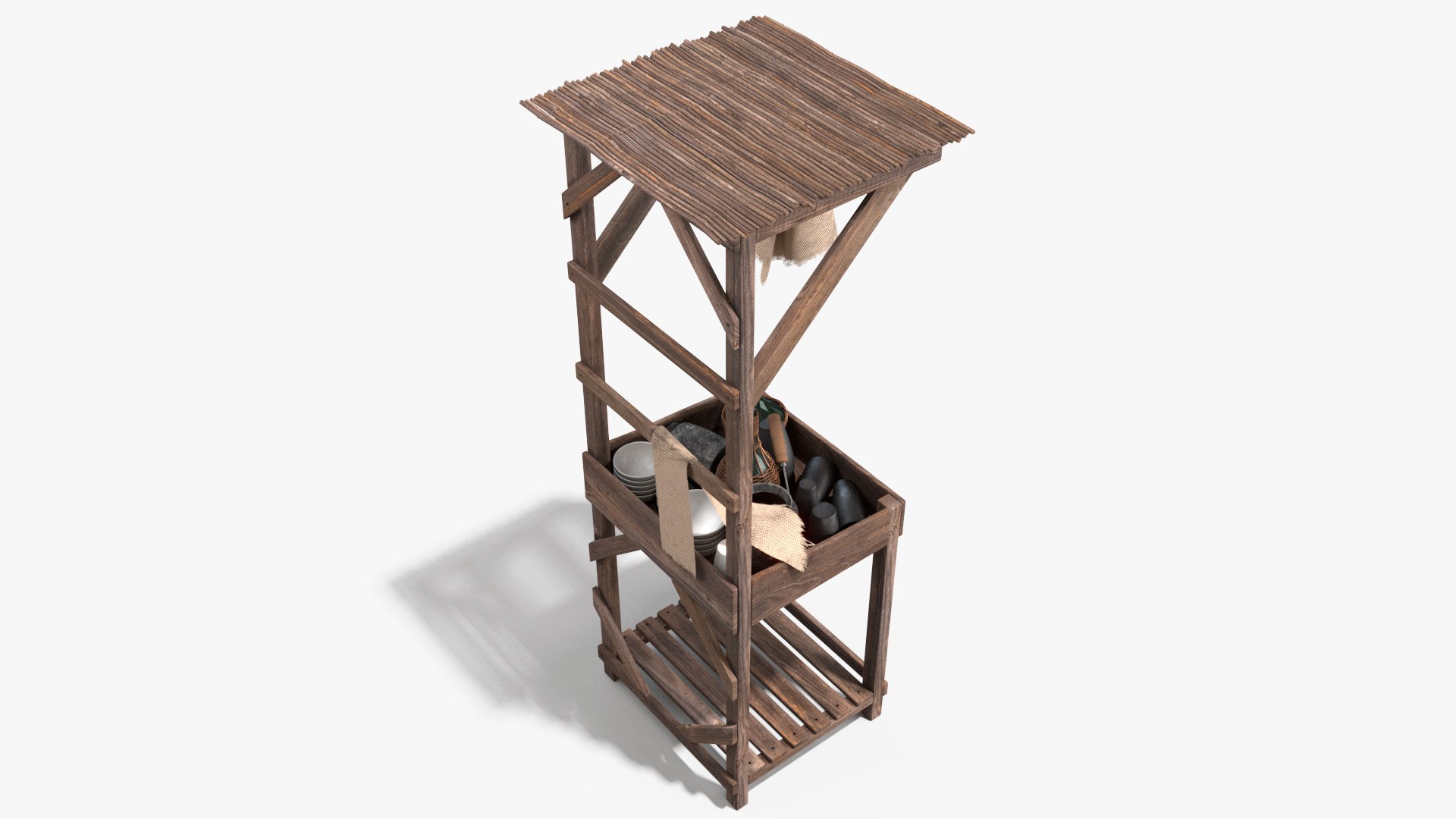 Medieval MarketStall003 8K PBR Textures 3D Model - TurboSquid 2005055