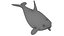 Cartoon Killer Whale 3D model