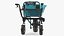 Makita DCU180ZB Electric Wheelbarrow with Bucket Dusty