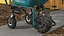 Makita DCU180ZB Electric Wheelbarrow with Bucket Dusty
