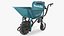 Makita DCU180ZB Electric Wheelbarrow with Bucket Dusty