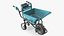 Makita DCU180ZB Electric Wheelbarrow with Bucket Dusty