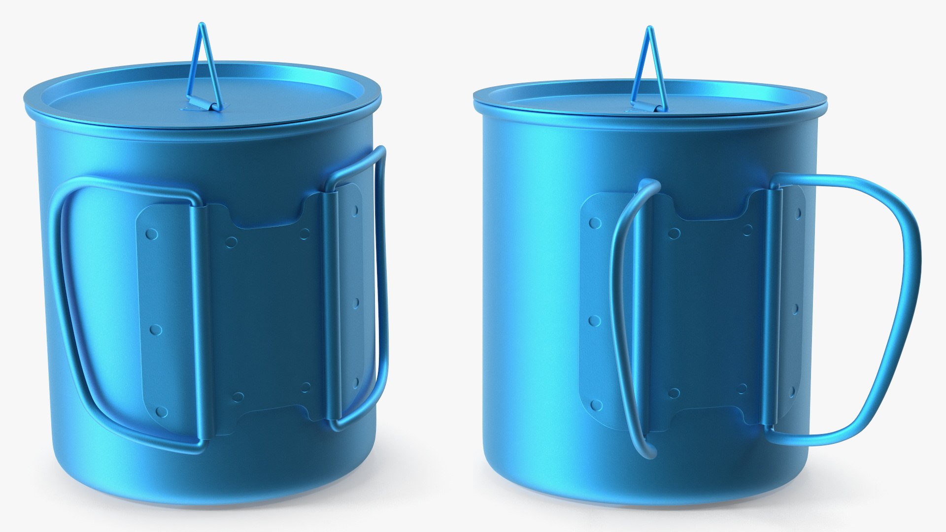 3D Compact Boiling Mug Titanium Alloy Blue Model - TurboSquid 2428504