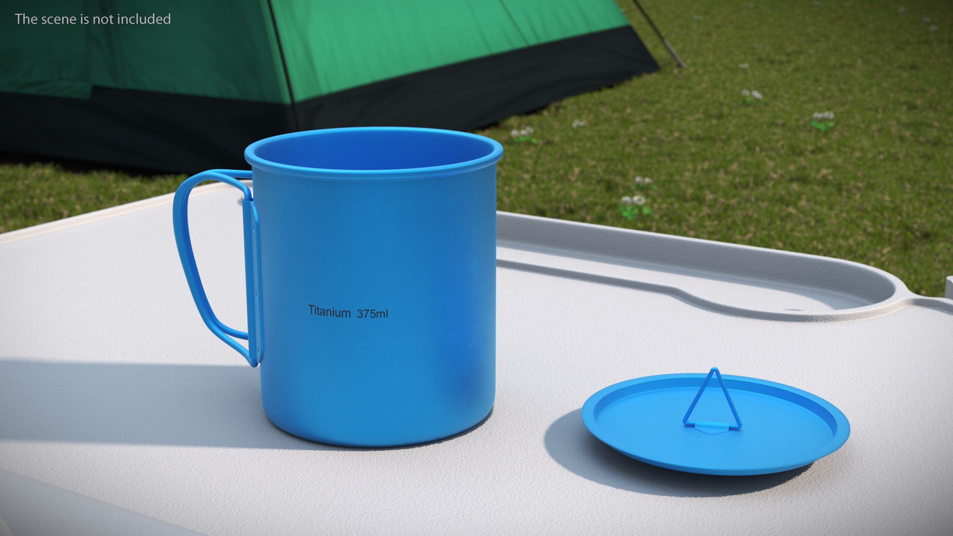 3D Compact Boiling Mug Titanium Alloy Blue Model - TurboSquid 2428504