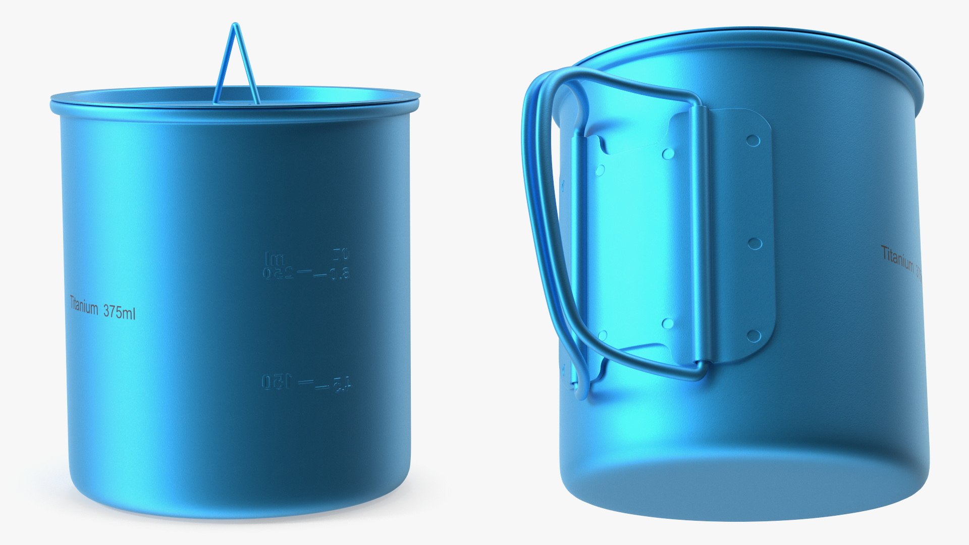 3D Compact Boiling Mug Titanium Alloy Blue Model - TurboSquid 2428504