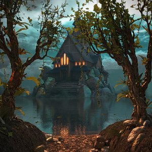 Abandoned Island 3D model