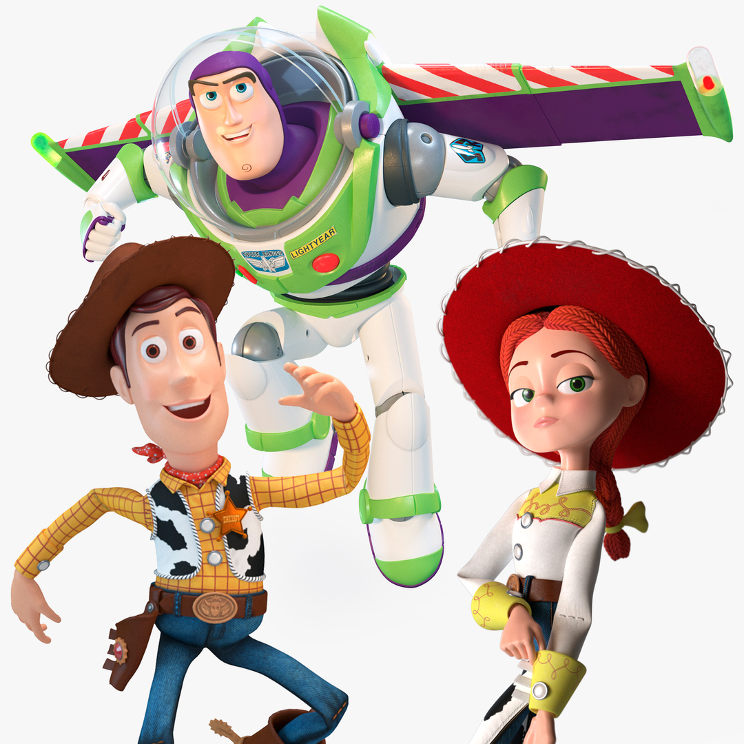 <b>Woody</b> <b>Buzz</b> Jessie RIGGED Bundle 3D https...