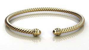 spiral cable bracelet model