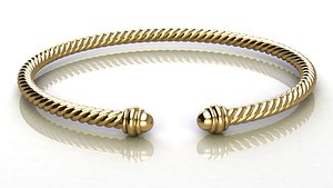 Spiral Cable Bracelet
