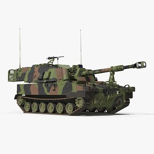 M109 Paladin Howitzer Camouflage Color