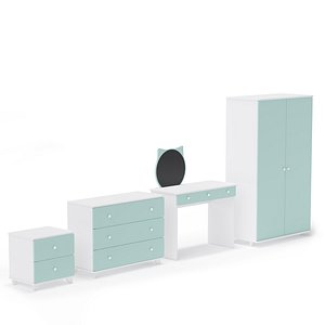 Set Children Room for viz and Game asset 3D model