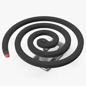 Burning Insect Repellent Coil Black